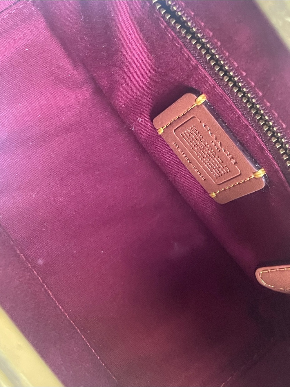 Coach 1941 Kiss-lock Dreamer 21 Cream and Brown Signature Frame Satchel - Picture 7 of 14